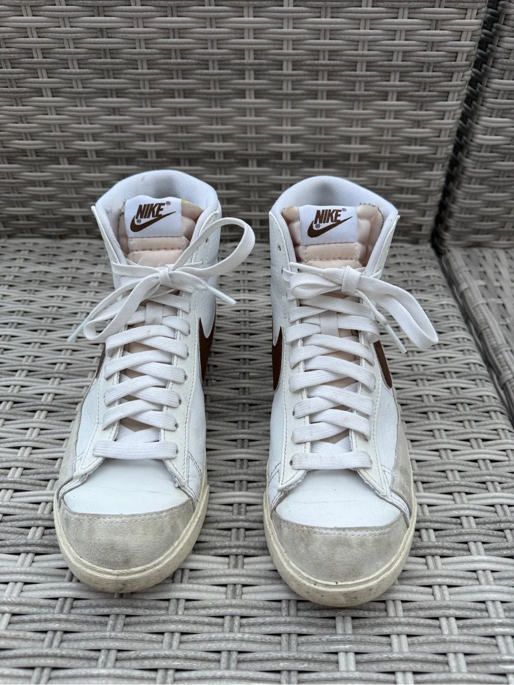 Nike womens Blazer Mid '77 Next Nature 'Cacao Wow' sneakers size 7.5 espresso